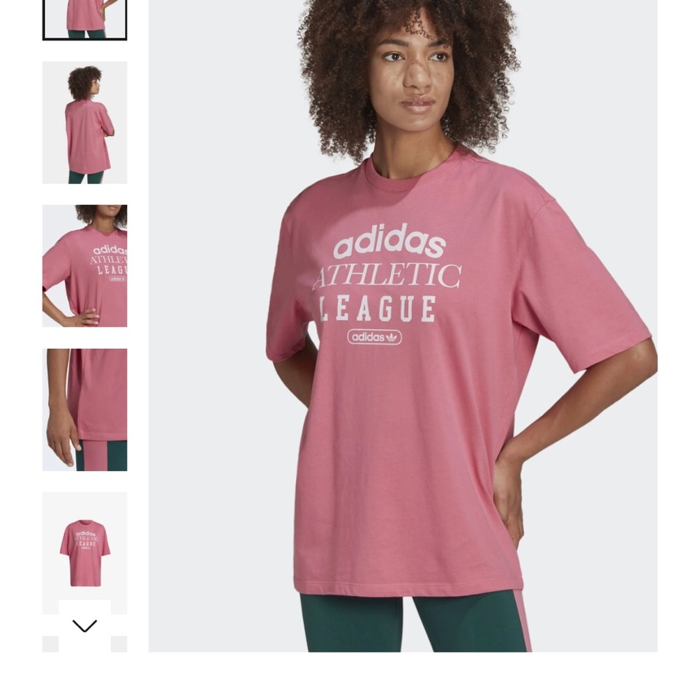 BNWT ADIDAS PINK TSHIRT
